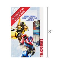 Transformers Valentine Exchange Cards, 3 Stage Lenticular, Multi-Colored, 16 Ct