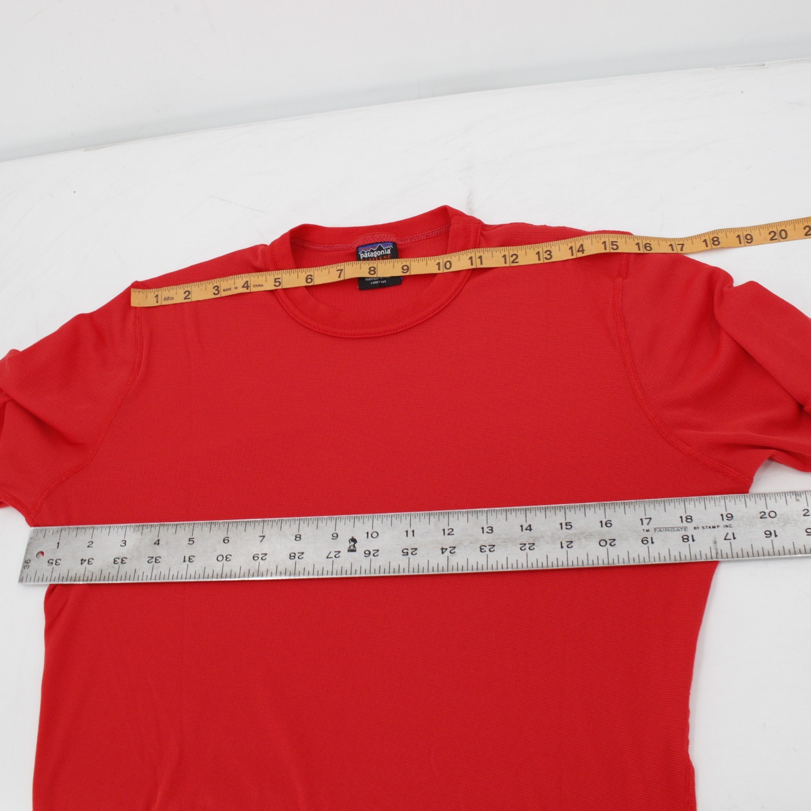 Vintage Patagonia Capilene Shirt Mens Medium Crew Neck Made In USA short sleeve thumbnail 10