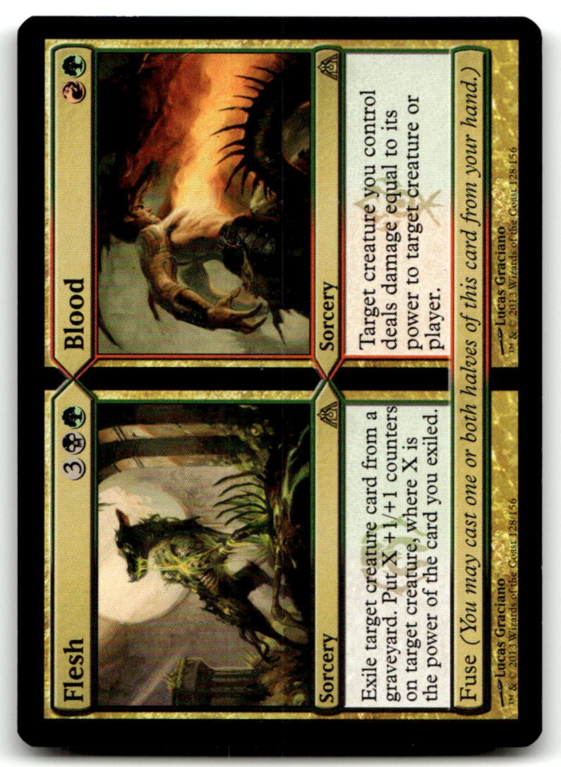 MTG Flesh // Blood R Dragon's Maze 128 LP | eBay