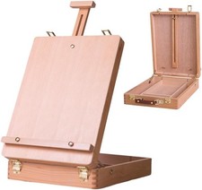 Wooden Art Easel for Painting  Sketching - Tabletop  Table Top Easel with Stor