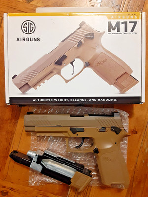 Sig Sauer M17 CO2 Pellet Gun Air Pistol 380fps .177 cal - AIR-M17-177