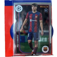 Topps 2023-24 Merlin UEFA Club Pau Cubarsi FC Barcelona Rookie Card #103. rookie card picture
