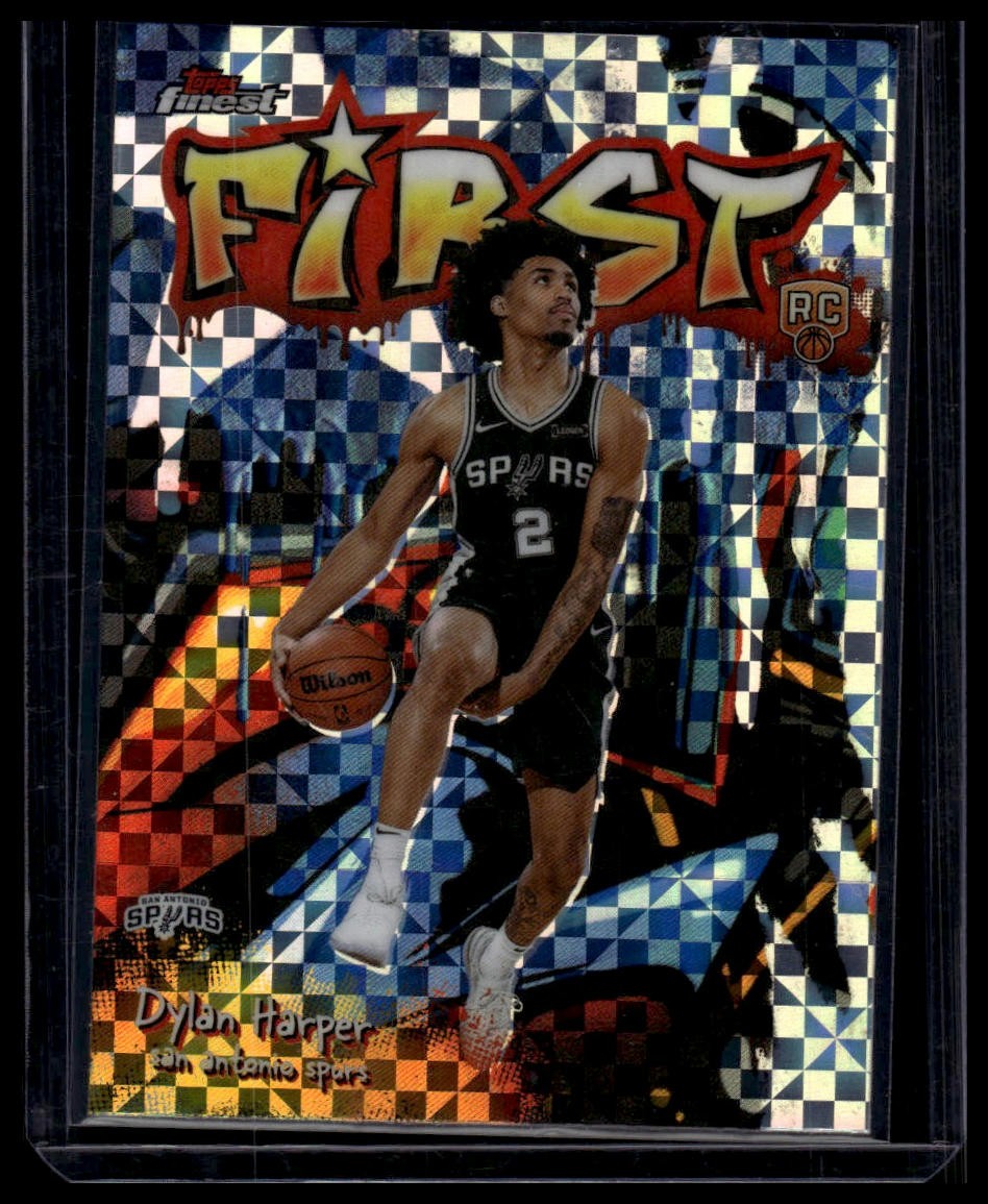 2025-26 Finest #F-2 Dylan Harper First X-Fractor