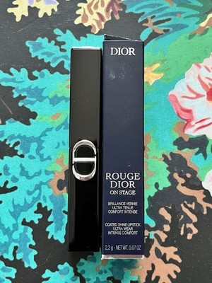 Dior ROUGE DIOR ON STAGE 120 Iconic Rose SHINE Lipstick New In Box & Full Size