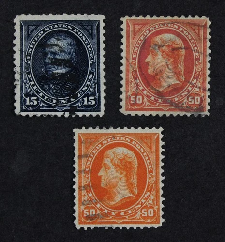 CKStamps: US Stamps Collection Scott#274 275 15c 50c Used