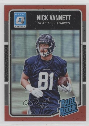2016 Donruss Optic Football Red Nick Vannett #188
