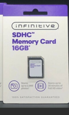 1 Infinitive 16GB SDHC High-Performance Memory Card Sealed Package 