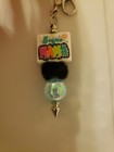 Handmade Boujee Mama Focal Beaded Keychain — photo 5