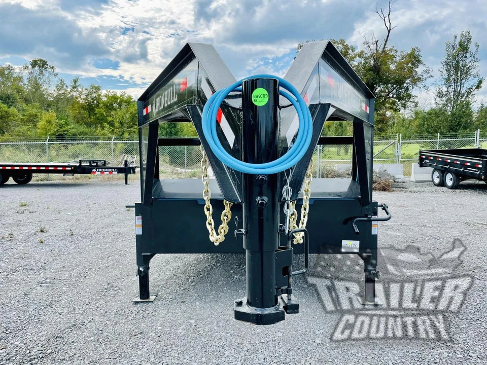 NEW 2025 8.5 X 44 21k Gooseneck HOT SHOT Low Pro Heavy Equipment Trailer Hauler - Image 3 of 4