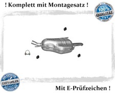 Endschalldämpfer für Opel Zafira A 1.6 1.8 2.2 Auspuff Montagesatz  Bj.03-05