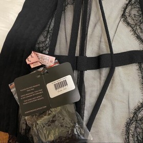 NWT Agent Provocateur Black Alina Basque 36C