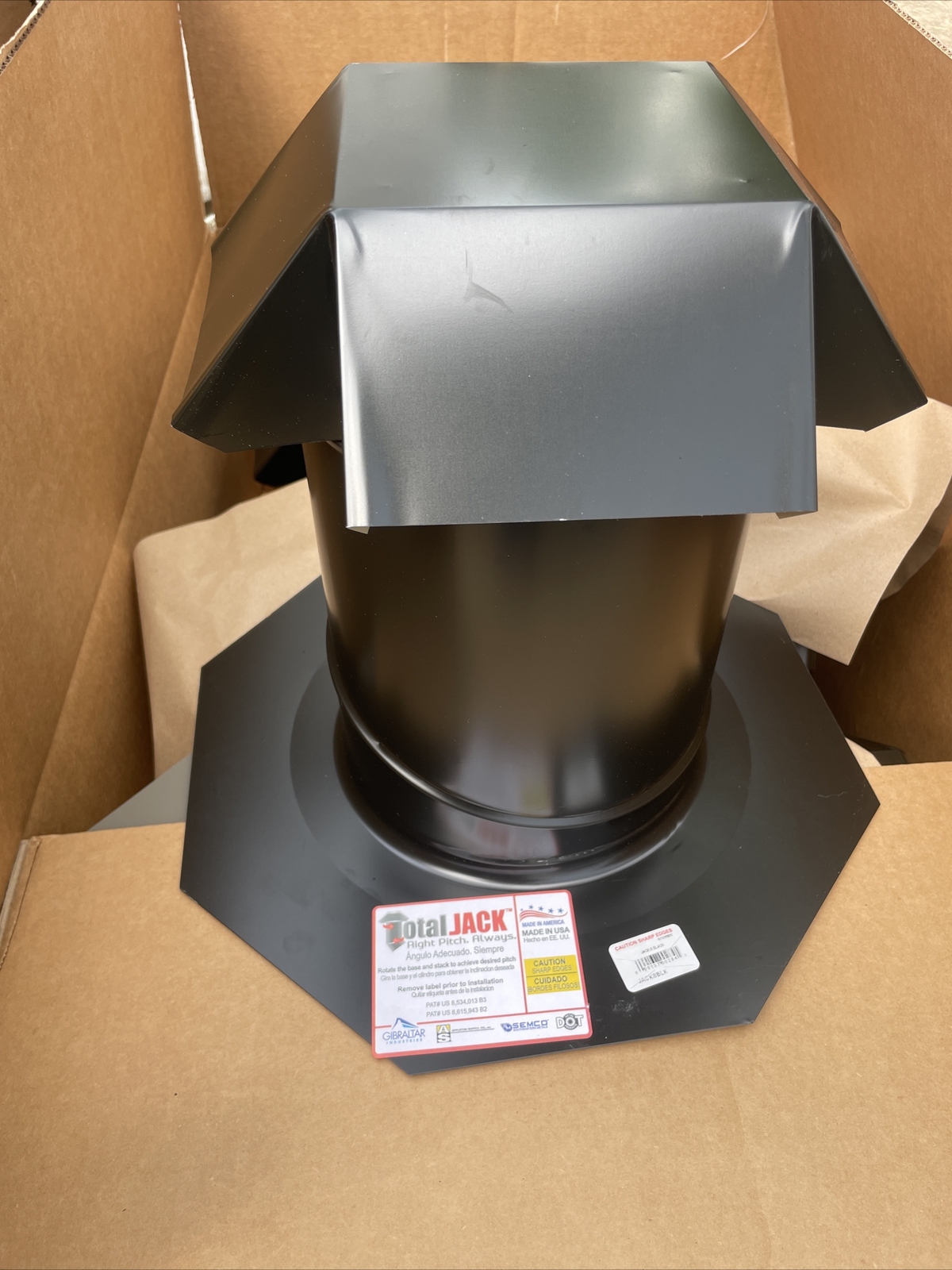 6Total Jack 8 In Roof Jack Vent Cap Venting Duct Pipe Cover Kitchen