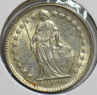 Switzerland 1955 1/2 Franc 240566 combine shipping | eBay