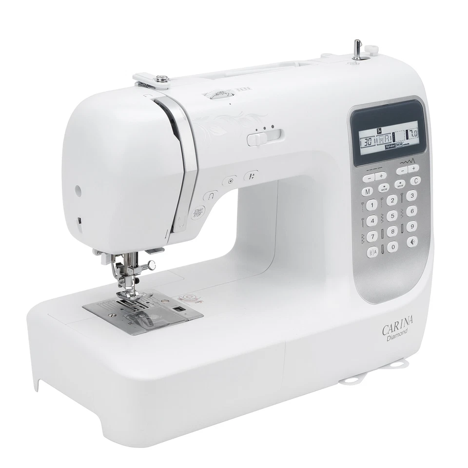 Carina Diamond Computer Nähmaschine Direktwahltasten LCD-Display Nadeleinfädler - Bild 2 von 4