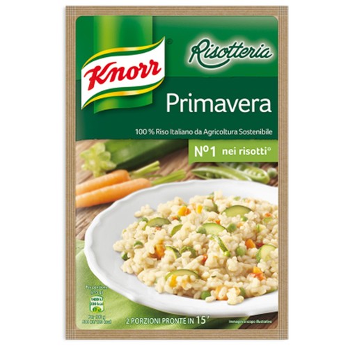 RISOTTI KNORR RISOTTO PRIMAVERA VERDURE 2 PORZIONI 175 GR RISO