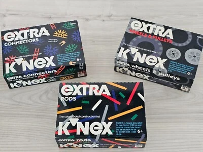 KNEX K´NEX ZUM AUSWÄHLEN 76060 72020 74040 WHEELS CONNECTORS RODS alle NEU OVP - Bild 1 von 4