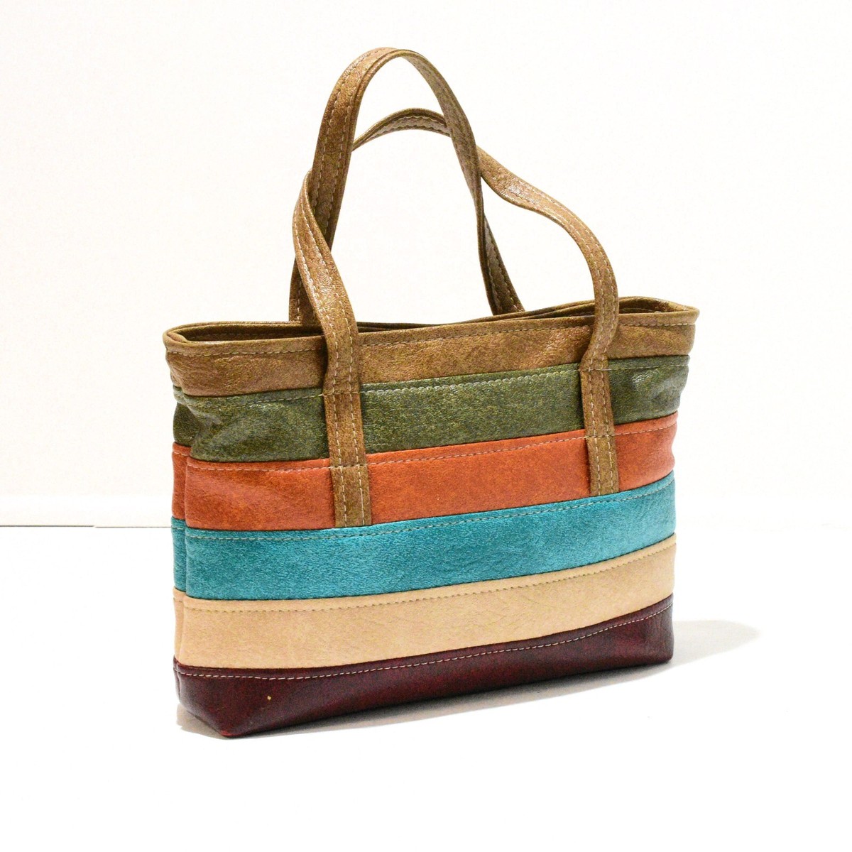Bohemian Striped Tote Bag Boho Stripe Weekender Bag – Ink & Nest main image 3