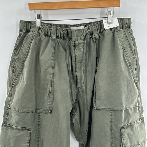 Abercrombie & Fitch Baggy Cargo Pull-On Pant Green XLS NWT - Picture 7 of 12