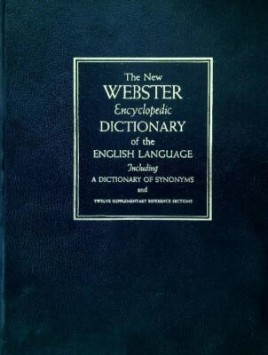 DAS NEUE WEBSTER ENZYKLOPÄDISCHE WÖRTERBUCH DER ENGLISCHEN LANGUAGE RELIGATO