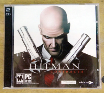 Hitman Contracts PC 2 CD-ROM Eidos Interactive Stealth Game Jewel Case 2004