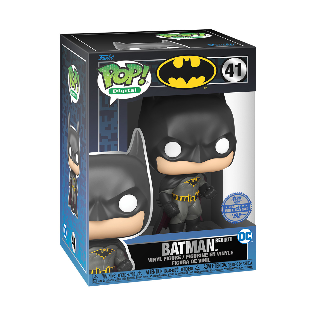 Funko Nft Pop! Vinyl: DC Universe - Batman (Rebirth) (Digital Pop