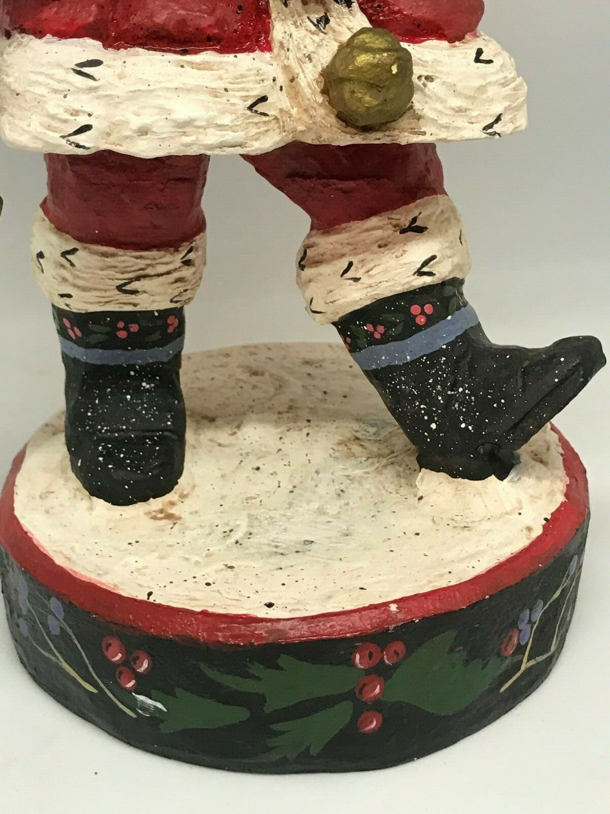 House Of HattenLarge Santa Clause With His Bag Full Of Toys 11", Dated