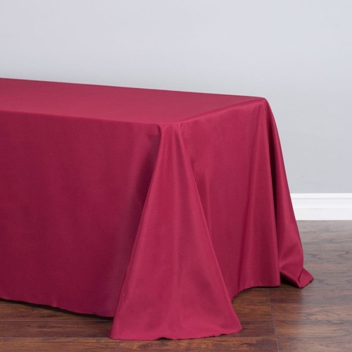 LinenTablecloth 90 x 156 in. Rect Poly Tablecloths,33 Color! Wedding Event Party - Picture 25 of 67
