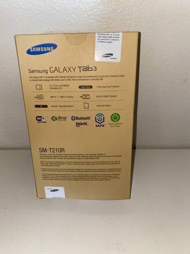 NEW H Samsung Galaxy Tab 3 SM-T210RMKYXAR -WI-FI 8GB-7.0" - Picture 2 of 4