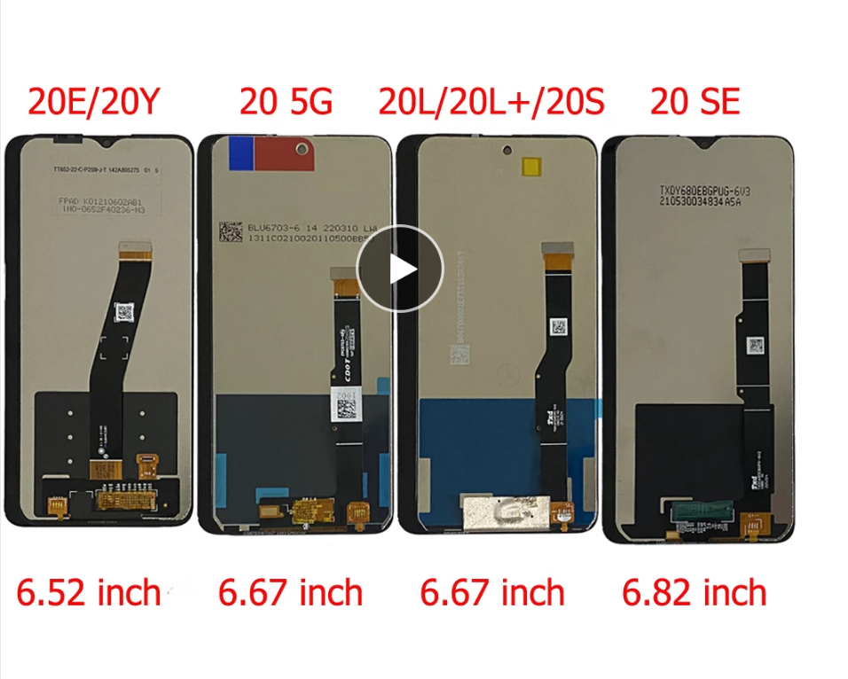 For TCL 20 SE 20Y 20L TCL 20L+ Plus LCD Display Touch Screen