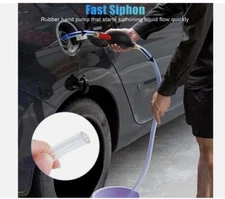 Gas Transfer Siphon Pump Gasoline Siphone Hose Oil Water Fuel Hand Siphon Pump