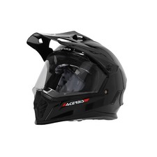 Casco Acerbis rider junior Enduro Cross Bambino Nero Lucido Misura M 51 52