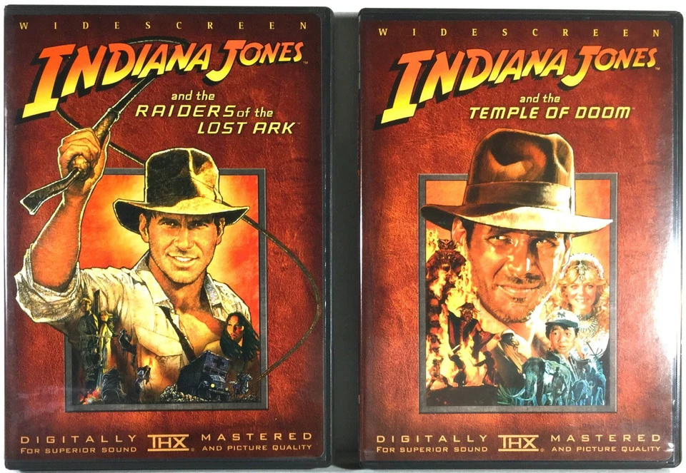 Indiana Jones -The Adventure Collection (4-Disc DVD, 1981, Widescreen) Like New! - Image 3 of 4