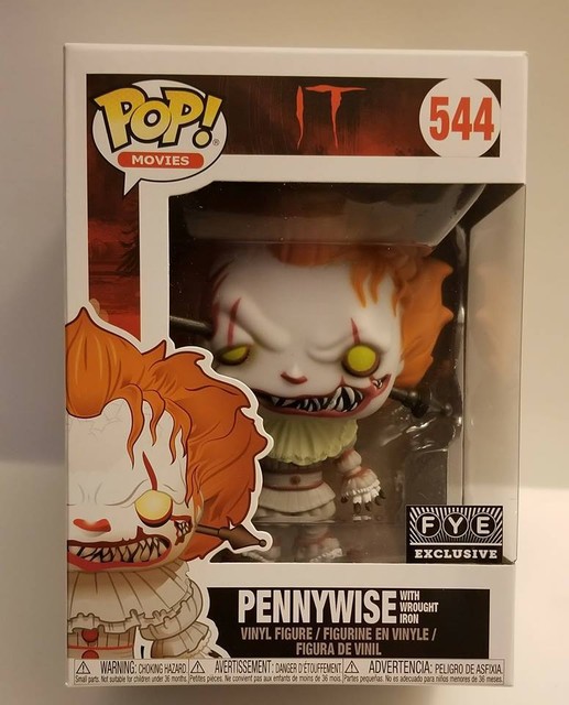 funko pop pennywise with wrought iron