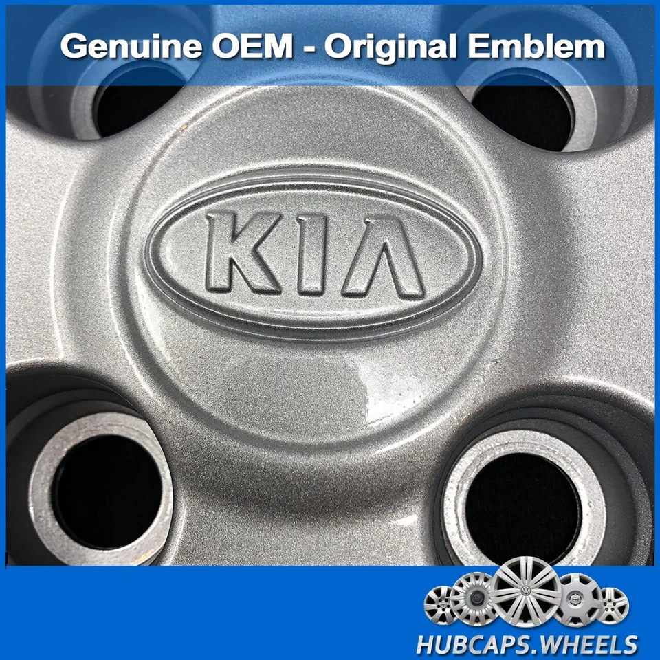 Tapacubos para Kia Spectra 2004-2009 genuino de fábrica OEM 15 pulgadas cubierta de rueda 66014 Foto 3 de 4