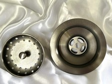 UPC Kitchen Sink Strainer Stopper  Drain Assemblies - Stainless Steel