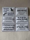 DEUTSCHE SCHILDER Blechschild  Irrenhaus, Küche, Frauen, Rauchen, Besamung, Heim