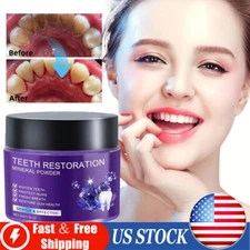 Dental Restoration Mineral Powder, Mineral Tooth Powder, Teeth Whitening HOT US~