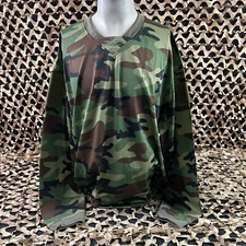 New Valken V-Tac Echo Paintball Jersey - Woodland - 5X-Large