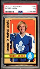 1972-73 OPC O PEE CHEE #237 PIERRE JARRY Rookie PSA 7 NM TORONTO MAPLE LEAFS rc