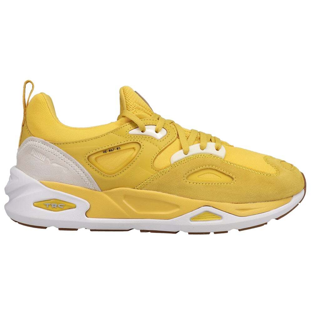 Puma Down South Trc Blaze Lace Up  Mens Yellow Sneakers Casual Shoes 385562-01
