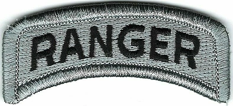 Grey Gray Black Ranger Tab Patch Fits For VELCRO® BRAND Loop Fastener - Image 4 of 4