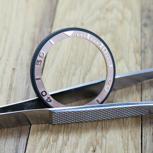 Bisel de espina negra + inserto para reloj Seiko SKX007/9 SRPD 120 clics unidireccional - Imagen 8 de 27