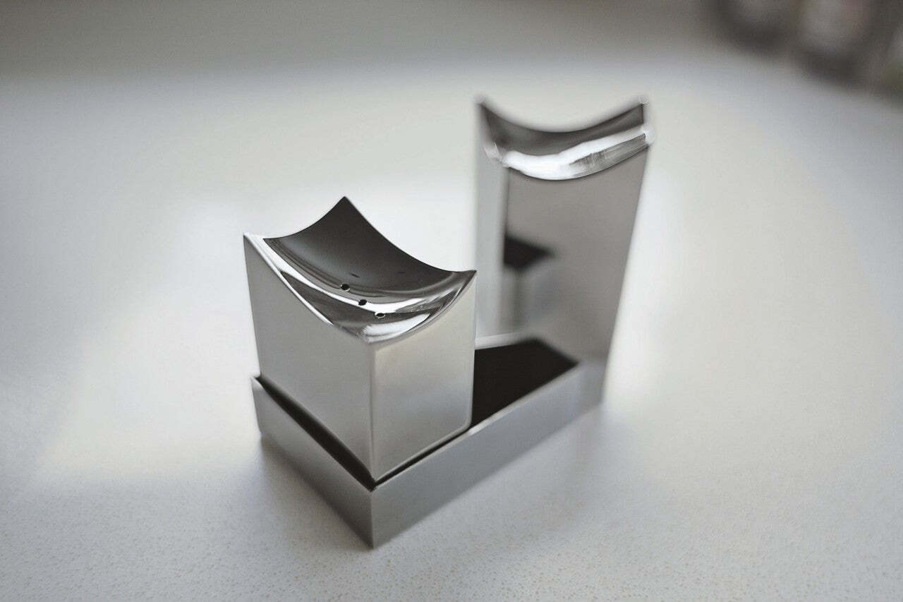 Thumbnail - Philippi Design Elbharmonie Dekorativer Salz- & Pfefferstreuer Neu/ovp