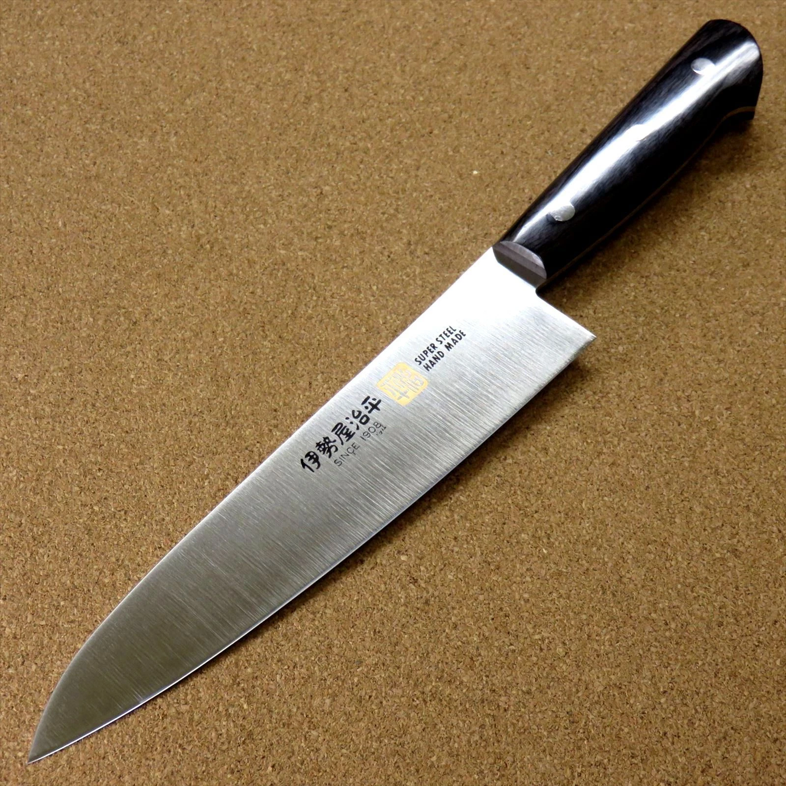 Japanese SETO ISEYA-D Kitchen Gyuto Chef's Knife 7.1" Black packer SEKI JAPAN
Opens in a new window