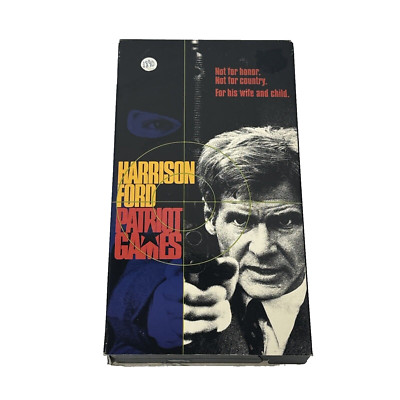 Patriot Games (VHS, 1992) Harrison Ford Movie Vintage Video Tape