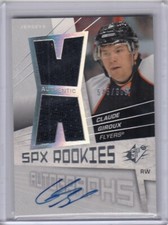 2008-09 SPx Rookies #179 Claude Giroux Jersey Autograph RC 545/999
