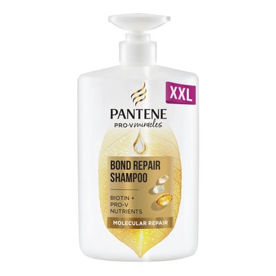 Pantene Molecular Bond Repair Shampoo mit Biotin. Pumpflaschenspender