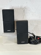Pair 2 Bose Double Cube Speaker DoubleShot Lifestyle Acoustimass Works 