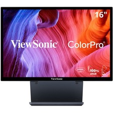 ViewSonic VP1656 16 Inch 1080p Portable IPS Monitor USB-C Ergonomic Stand