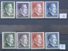 1942 Germania 3 Reich Adolf Hitler Serie completa dentellatura A+B di 8V MNH**